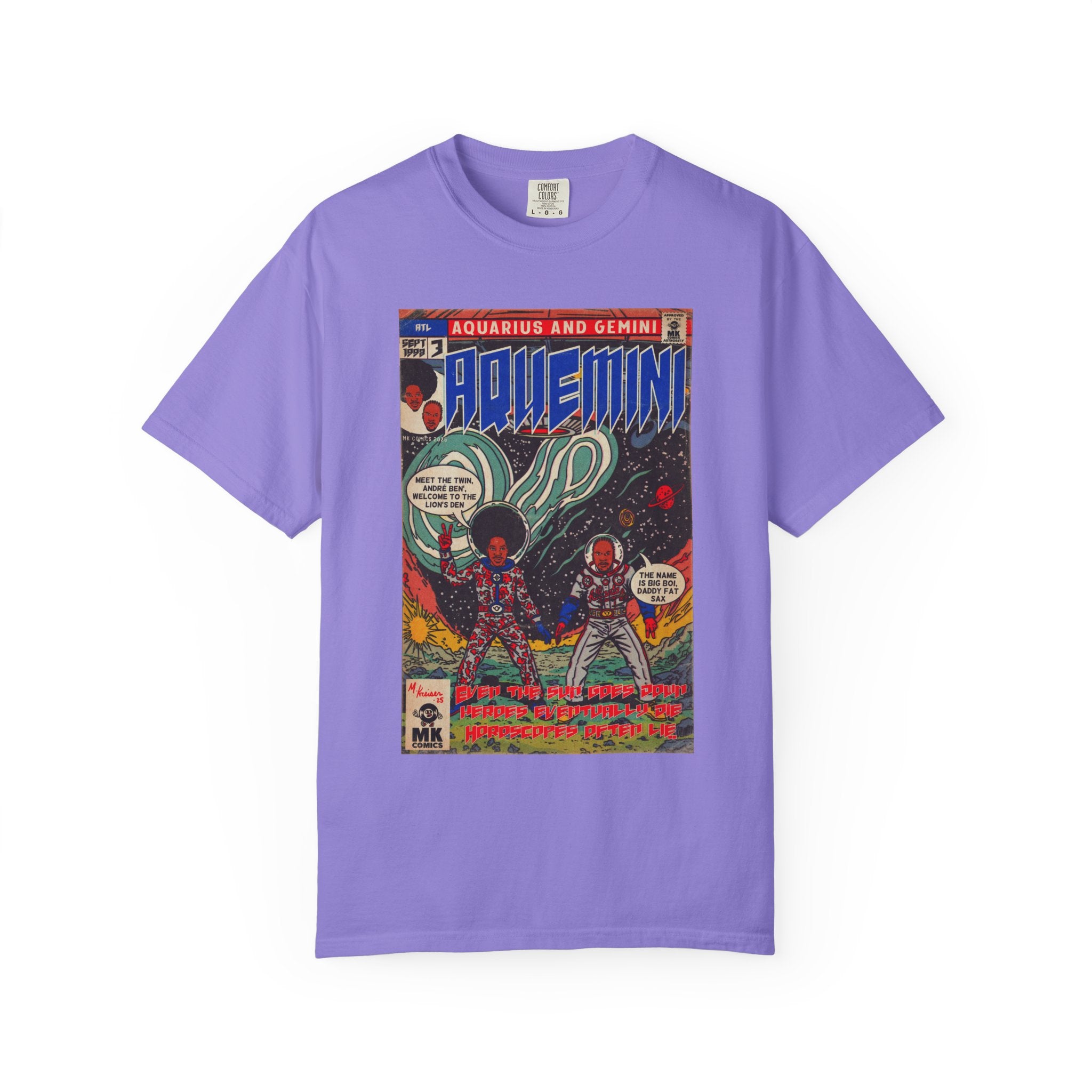 Aquemini - Comic Book Art - Unisex Comfort Colors T-shirt