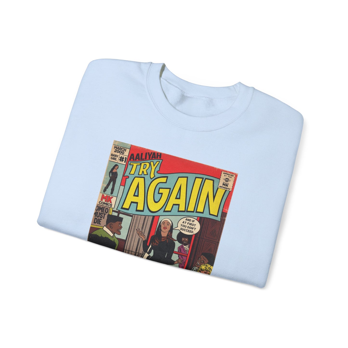 Aaliyah - Try Again - Unisex Heavy Blend™ Crewneck Sweatshirt