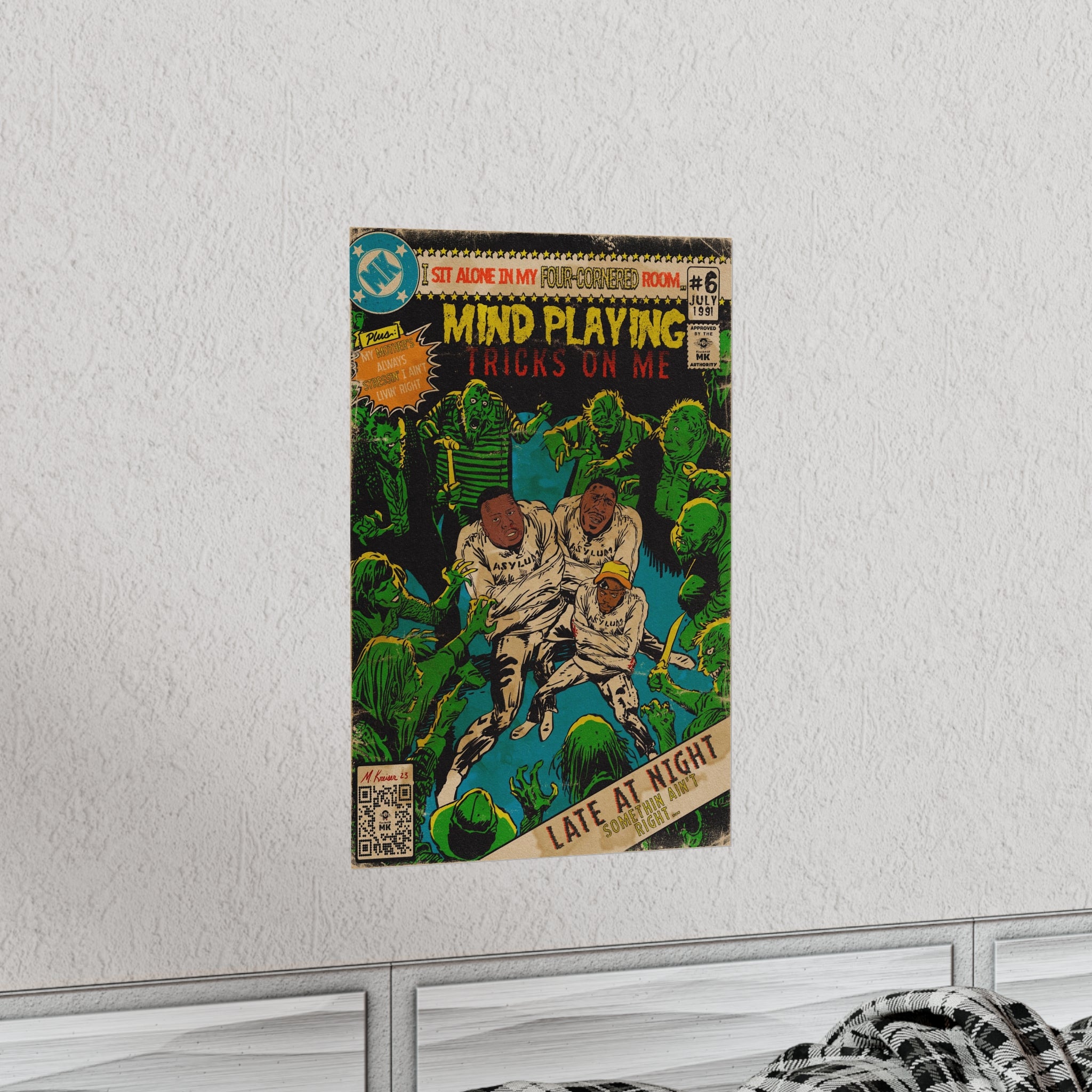 Mind Playing Tricks - Vertical Matte Poster