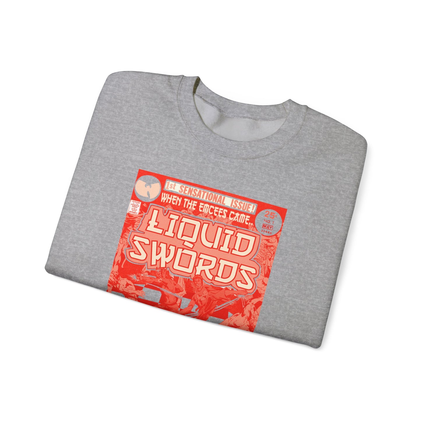 GZA - Liquid Swords - RED VARIANT - Unisex Heavy Blend™ Crewneck Sweatshirt