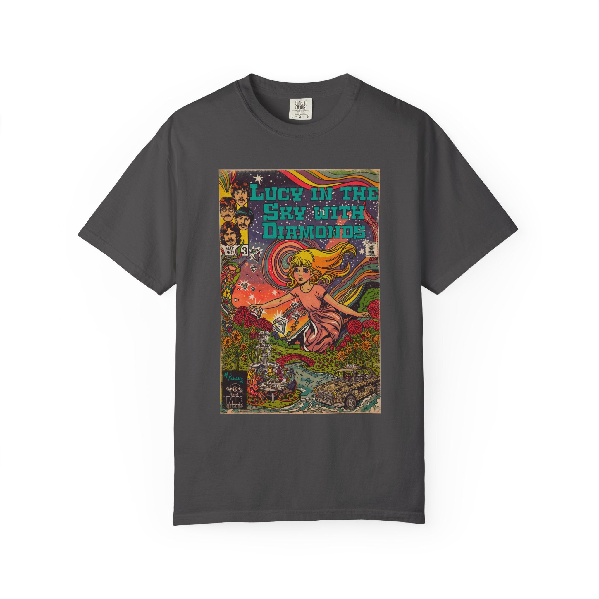 Lucy in the Sky with Diamonds - Unisex Comfort Colors T-shirt