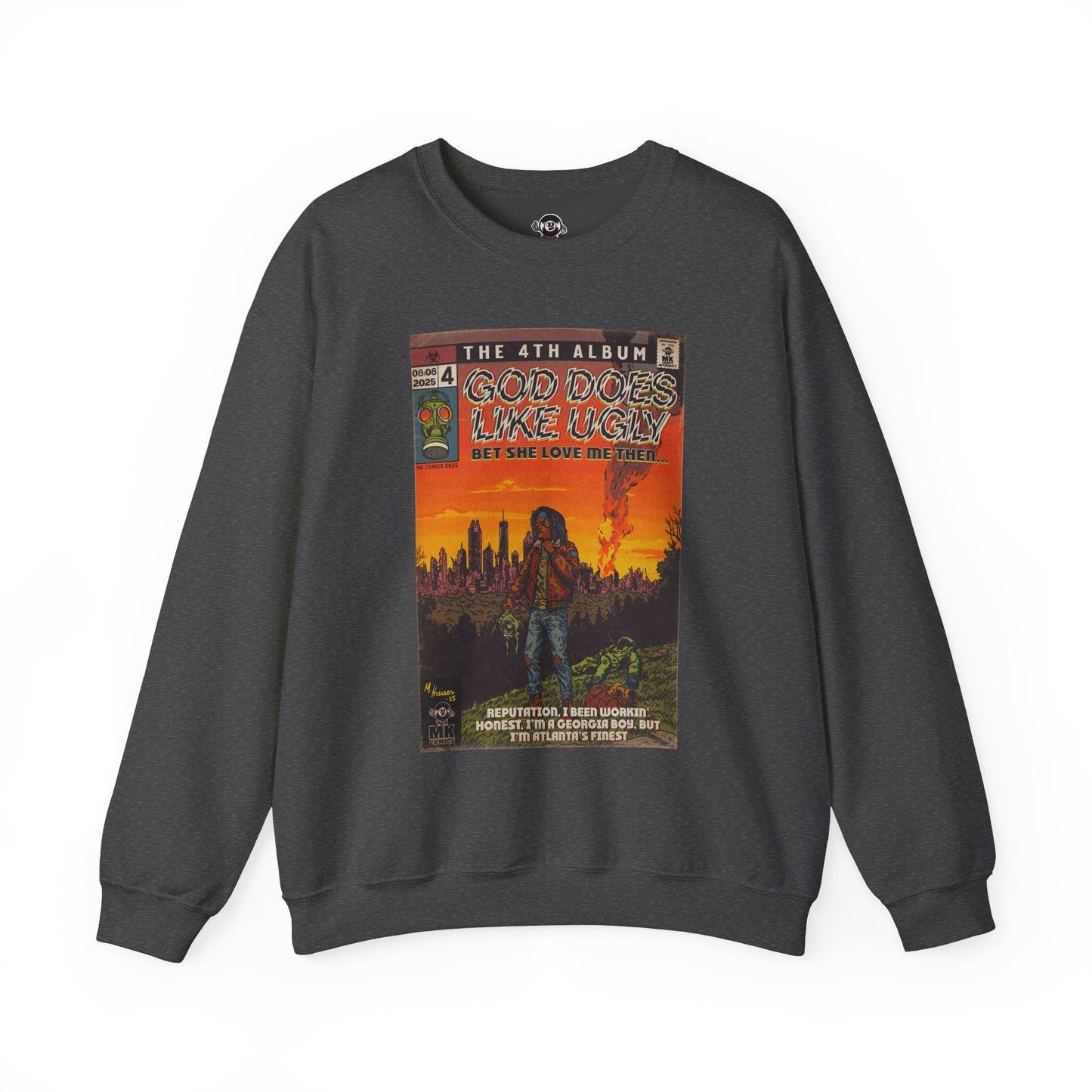 God Does Like Ugly - Unisex Heavy Blend™ Crewneck Sweatshirt