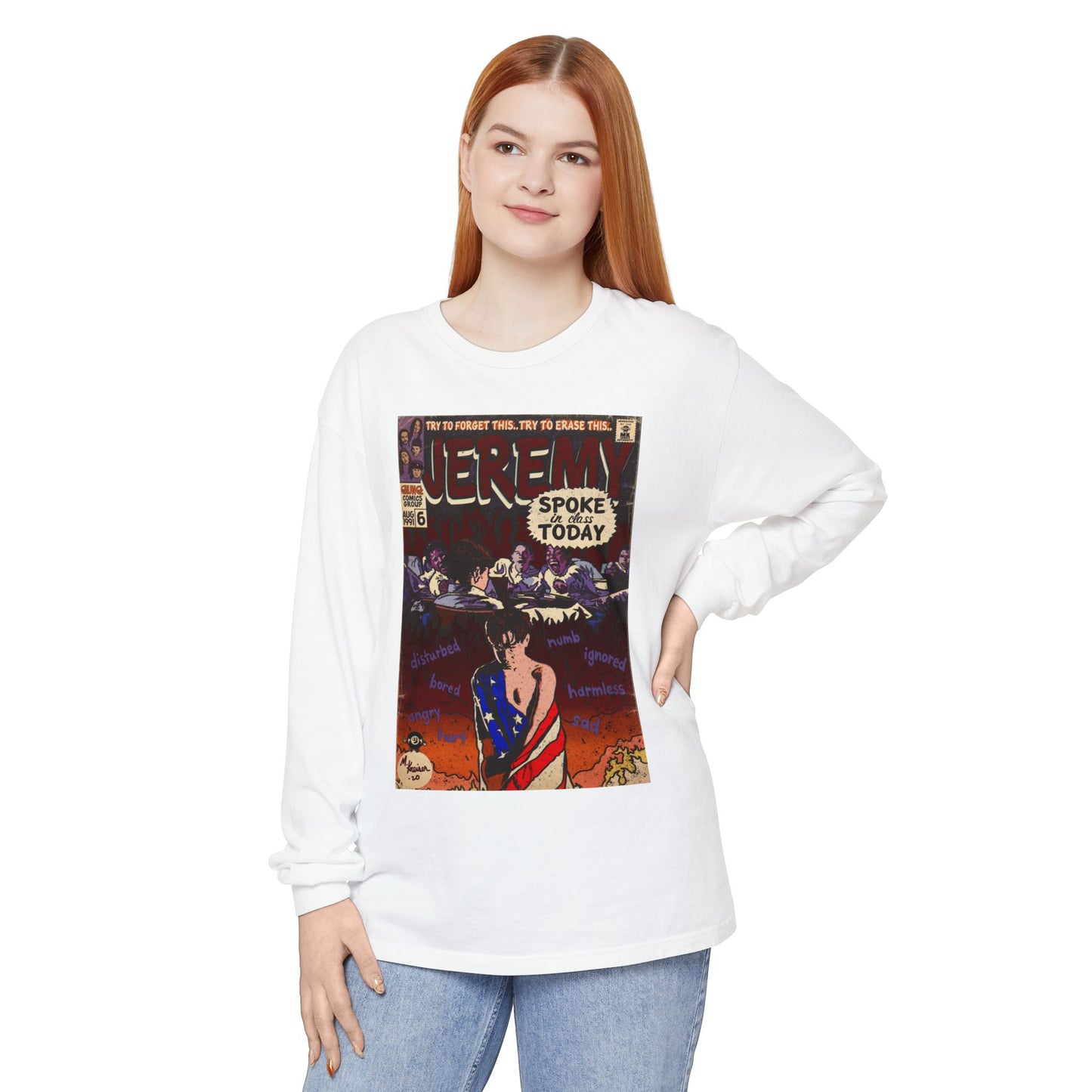 Jeremy - Unisex Comfort Colors Long Sleeve T-Shirt