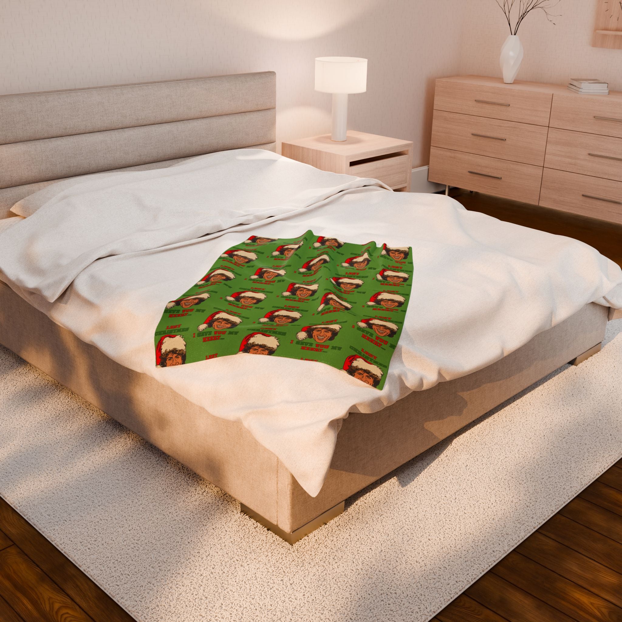 Last Christmas I Gave you my Heart - Velveteen Plush Blanket