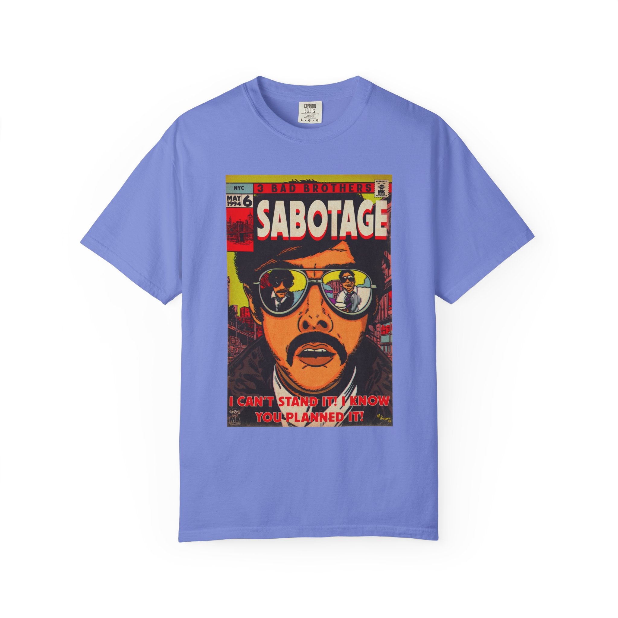 Sabotage - Unisex Comfort Colors Garment-Dyed Heavyweight Short Sleeve Cotton T-shirt