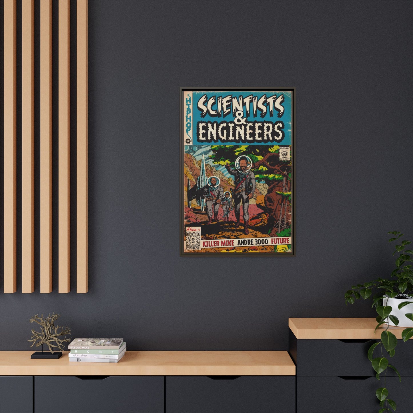Killer Mike - Scientists & Engineers - Andre 3000 - Future - Gallery Canvas Wraps, Vertical Frame