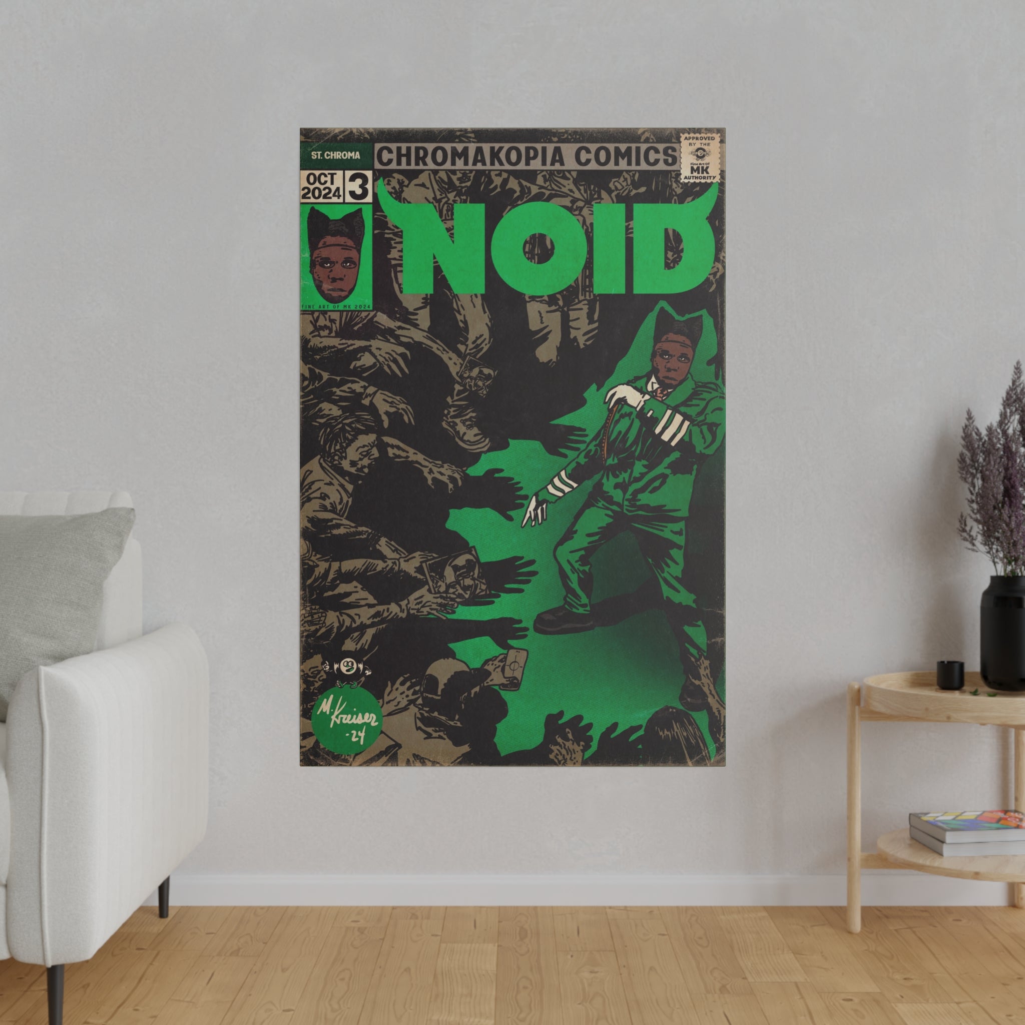 Noid - Matte Canvas, Stretched, 0.75"