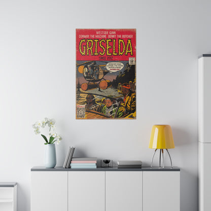 Griselda - Comic Book Art - Matte Canvas, Stretched, 0.75"