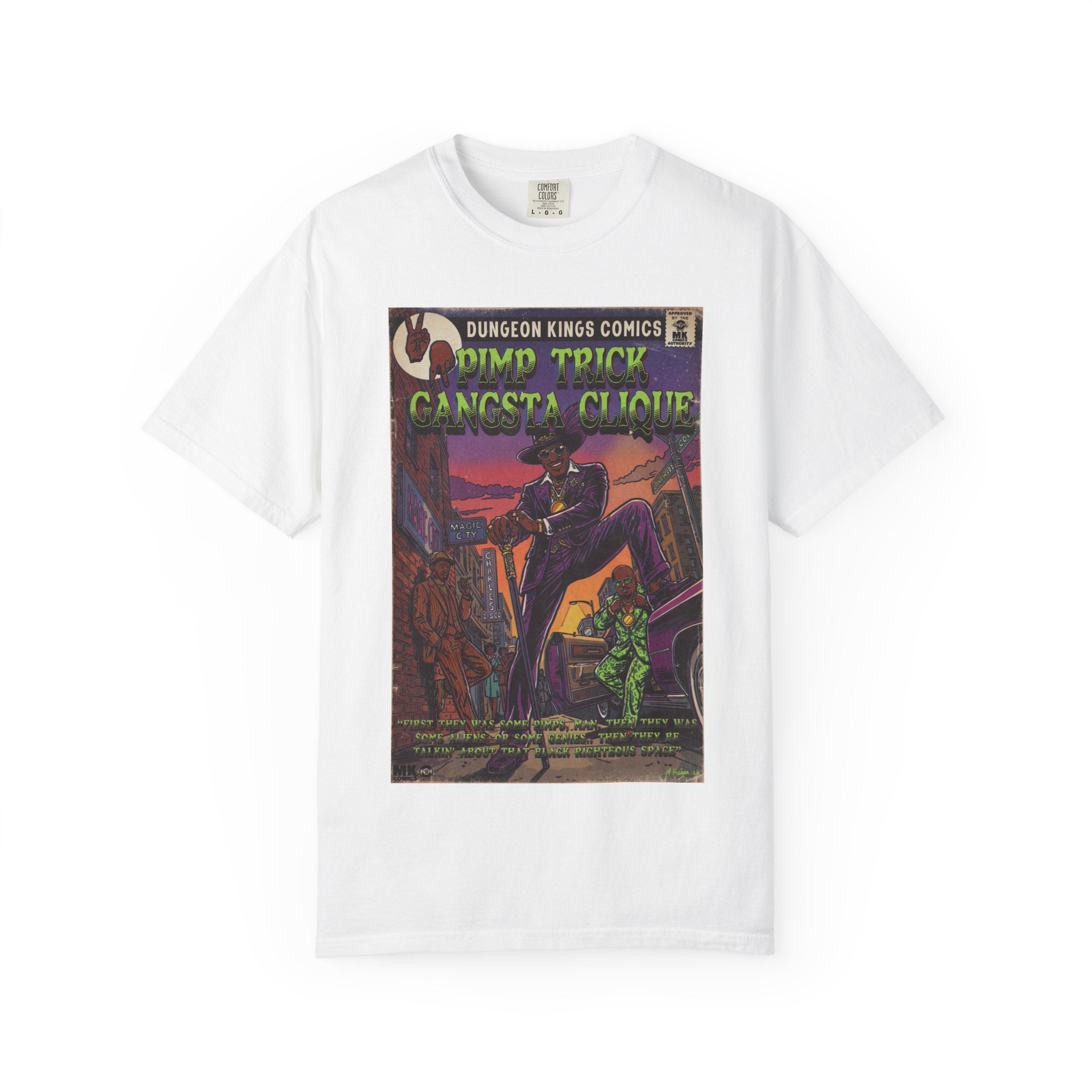 Pimp Trick Gangsta Clique - Unisex Comfort Colors T-shirt