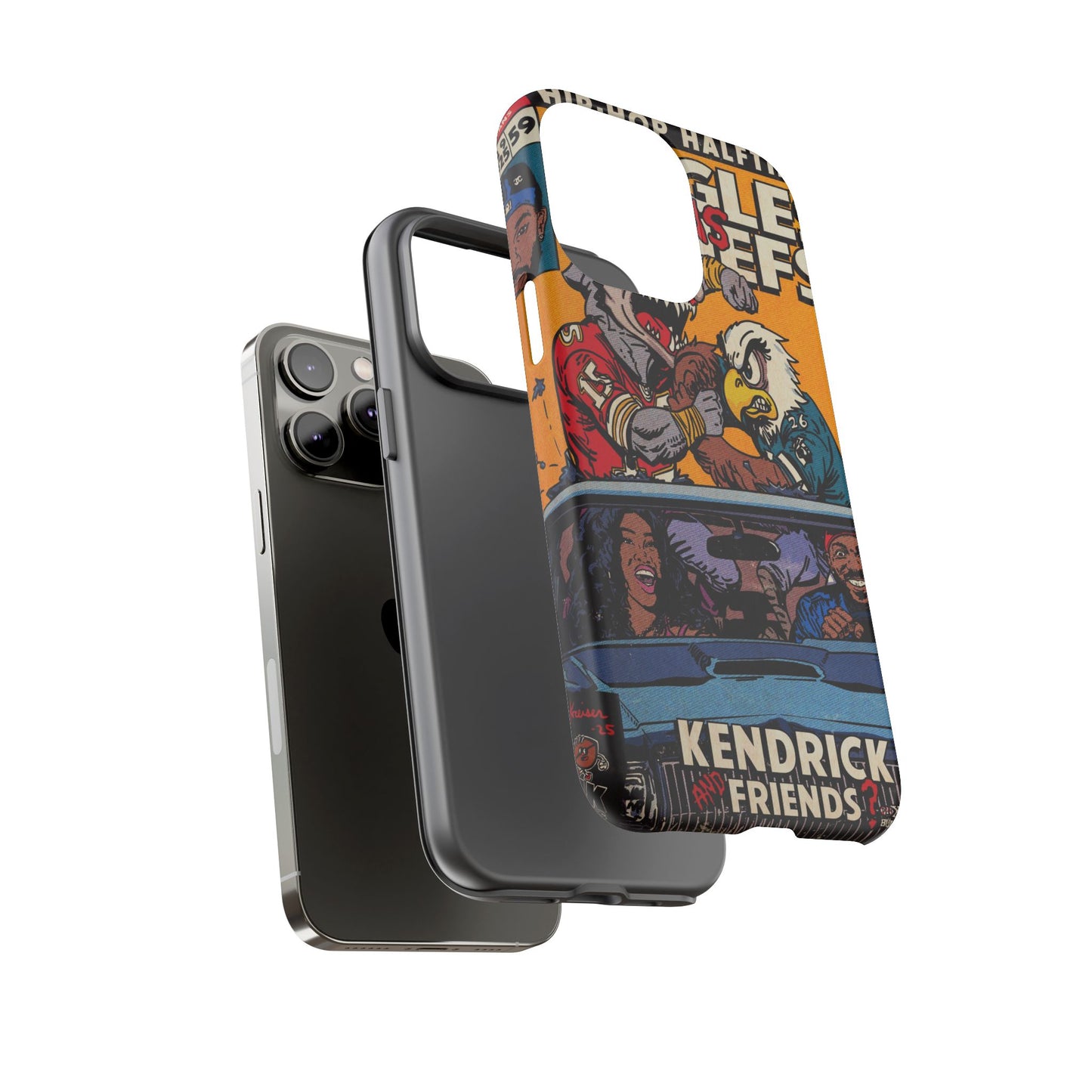 Kendrick & SZA - 2025 Halftime - Eagles vs Chiefs - Tough Phone Cases