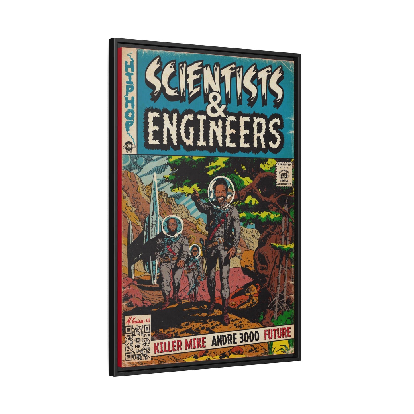 Killer Mike - Scientists & Engineers - Andre 3000 - Future - Gallery Canvas Wraps, Vertical Frame