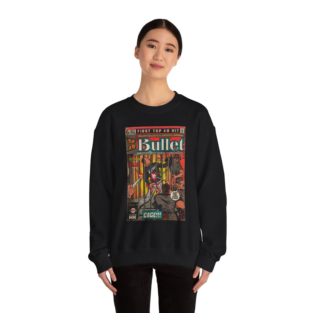 Bullet With Butterfly Wings - Unisex Heavy Blend™ Crewneck Sweatshirt