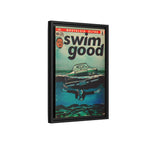 Swim Good - Matte Canvas, Framed (Multi-color)