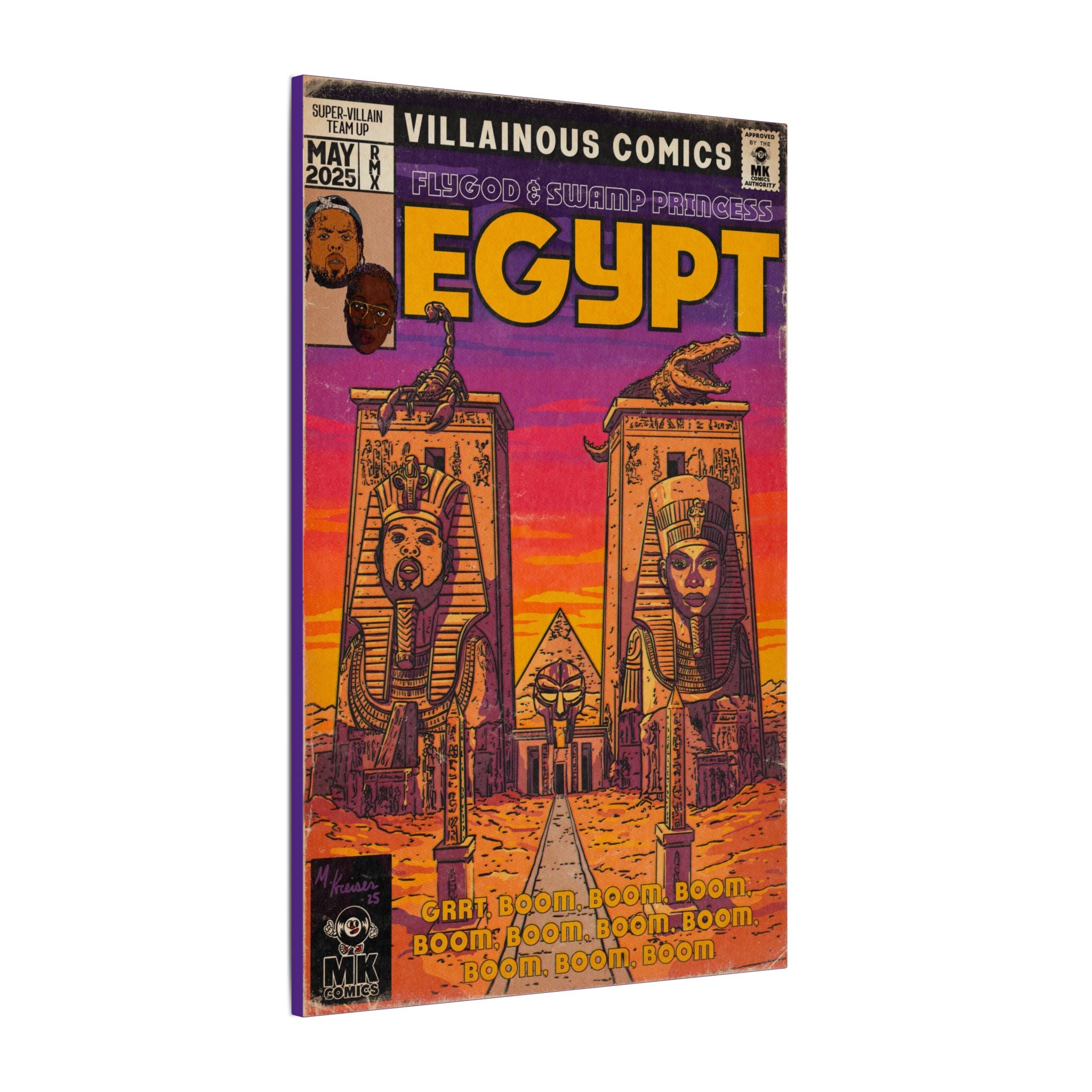 Egypt Remix - Matte Canvas, Stretched, 0.75" (Multi-Size)