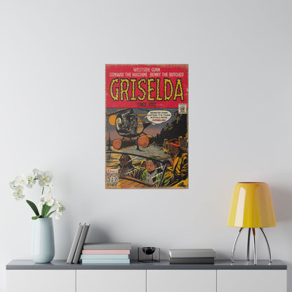 Griselda - Comic Book Art - Matte Canvas, Stretched, 0.75"