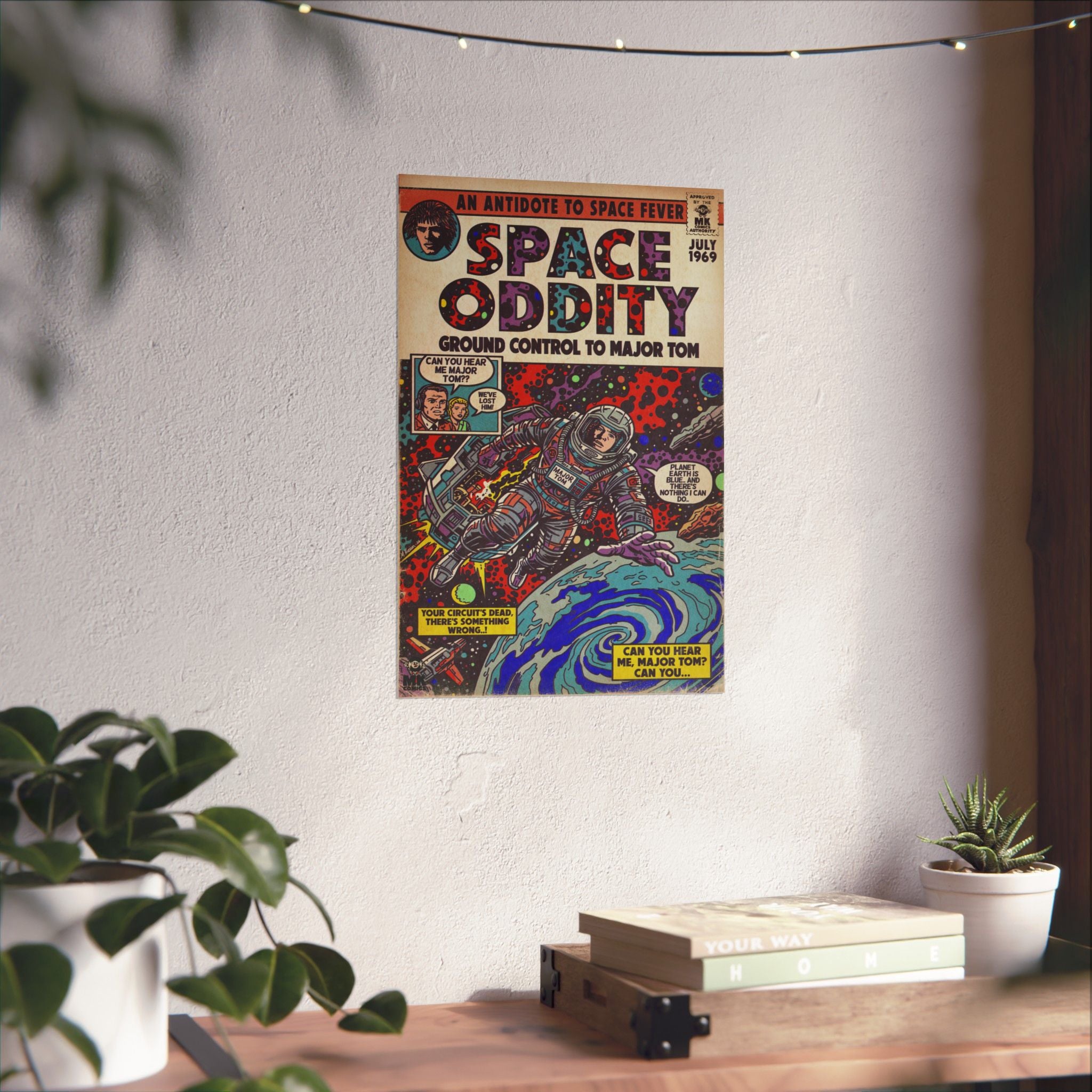 Space Oddity - Matte Vertical Posters