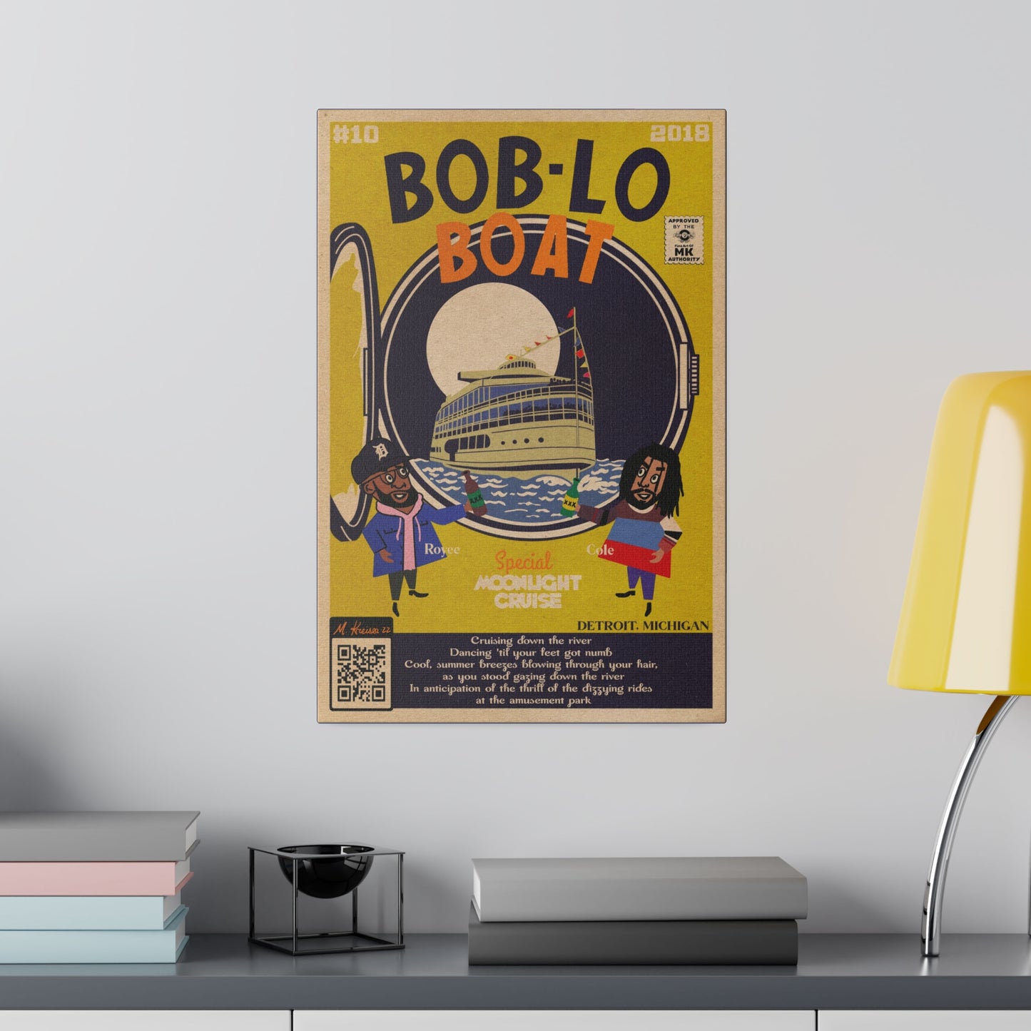 Boblo Boat - Matte Canvas, Stretched