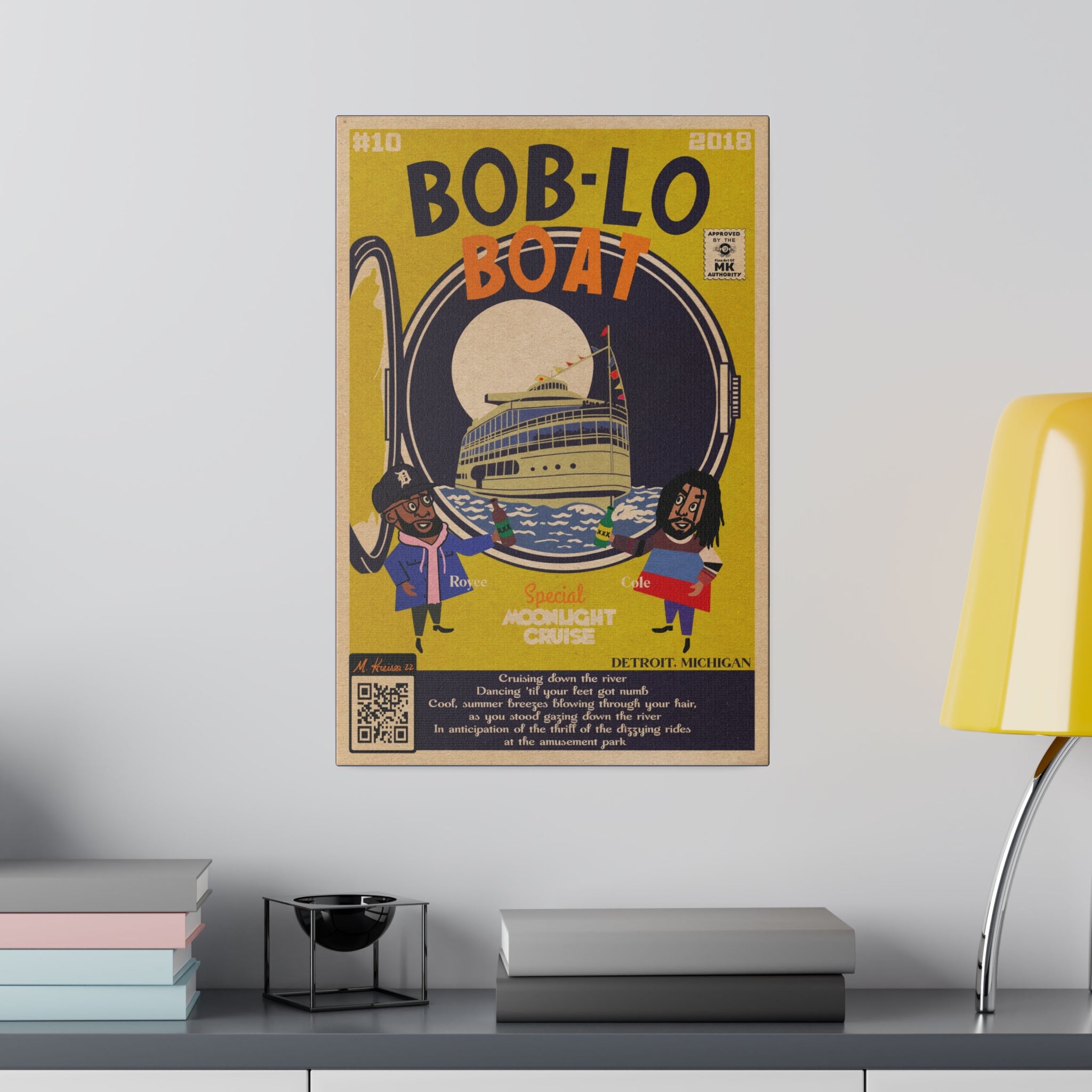 Boblo Boat - Matte Canvas, Stretched