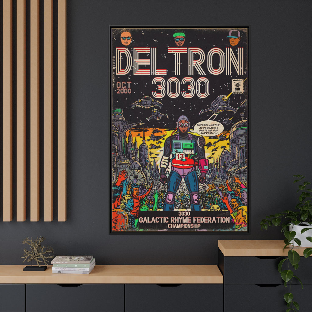 3030 - Matte Canvas, Framed (Multi-color)