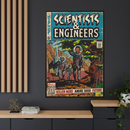 Killer Mike - Scientists & Engineers - Andre 3000 - Future - Gallery Canvas Wraps, Vertical Frame