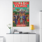 Bulls Parade -Matte Canvas, Stretched, 0.75" (Multi-Size)