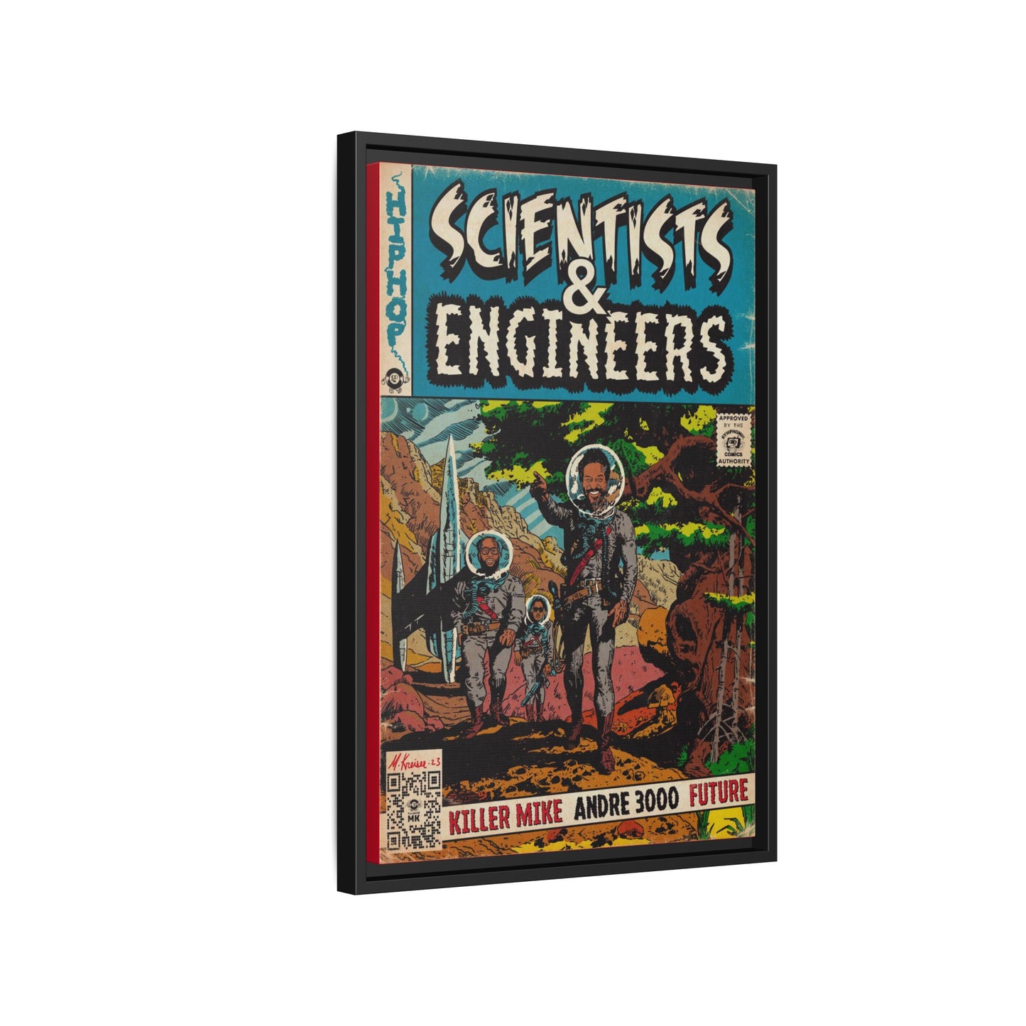 Killer Mike - Scientists & Engineers - Andre 3000 - Future - Gallery Canvas Wraps, Vertical Frame