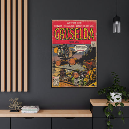 Griselda - Comic Book Art - Gallery Canvas Wraps, Vertical Frame