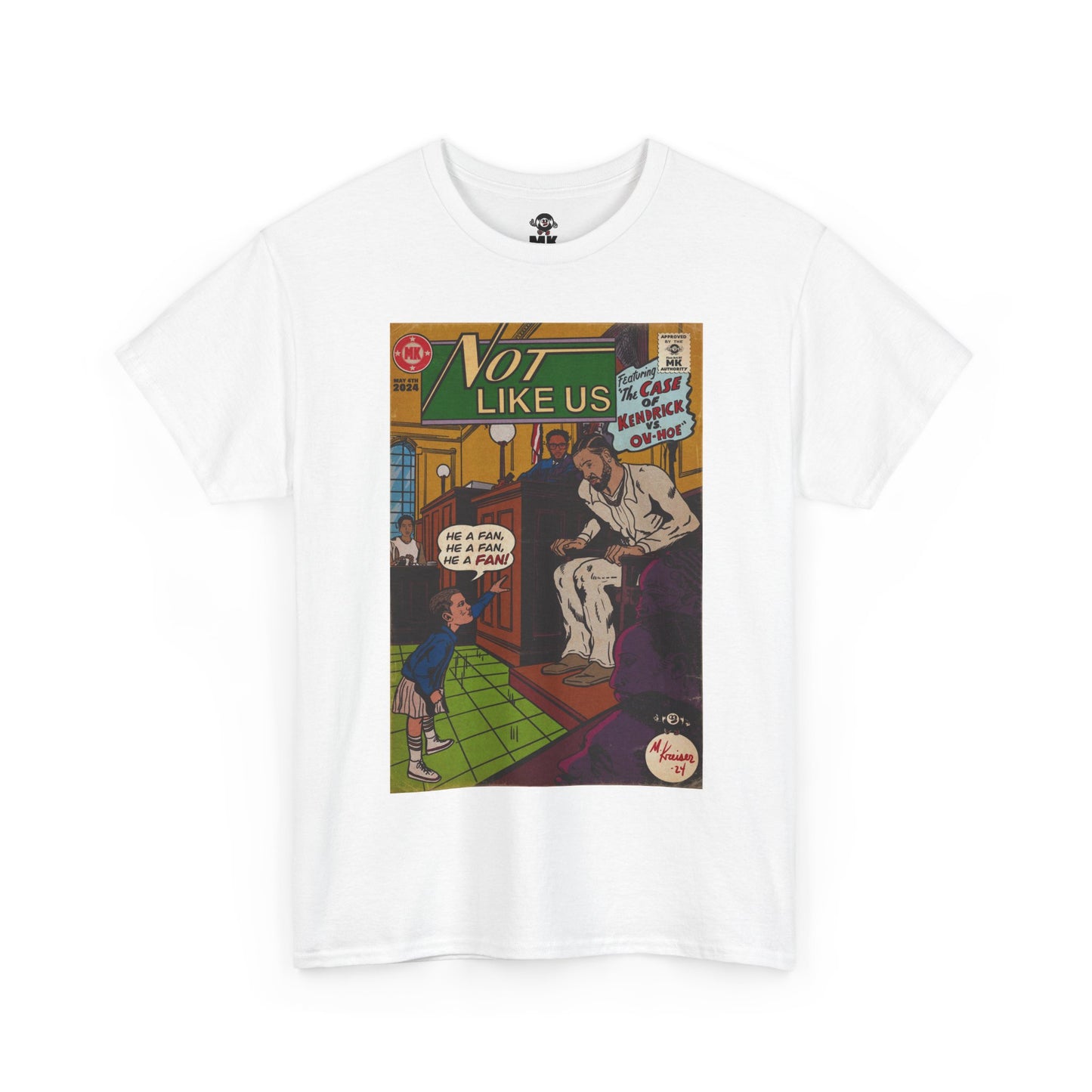 Not Like Us - MK Classic - Unisex Heavy Cotton Tee