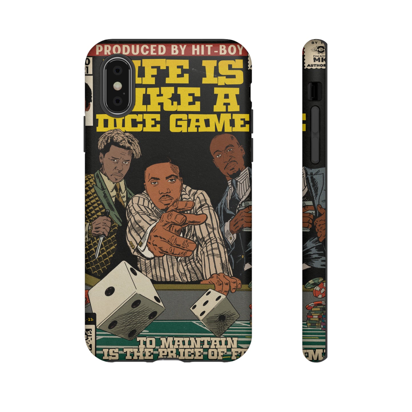 Nas, Cordae, & Freddie, Life Is Like A Dice Game - Tough Phone Cases