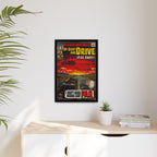 Be Quiet and Drive - Matte Canvas, Framed (Multi-color)