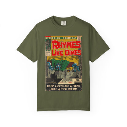 MF DOOM - Rhymes Like Dimes - Unisex Comfort Colors T-shirt