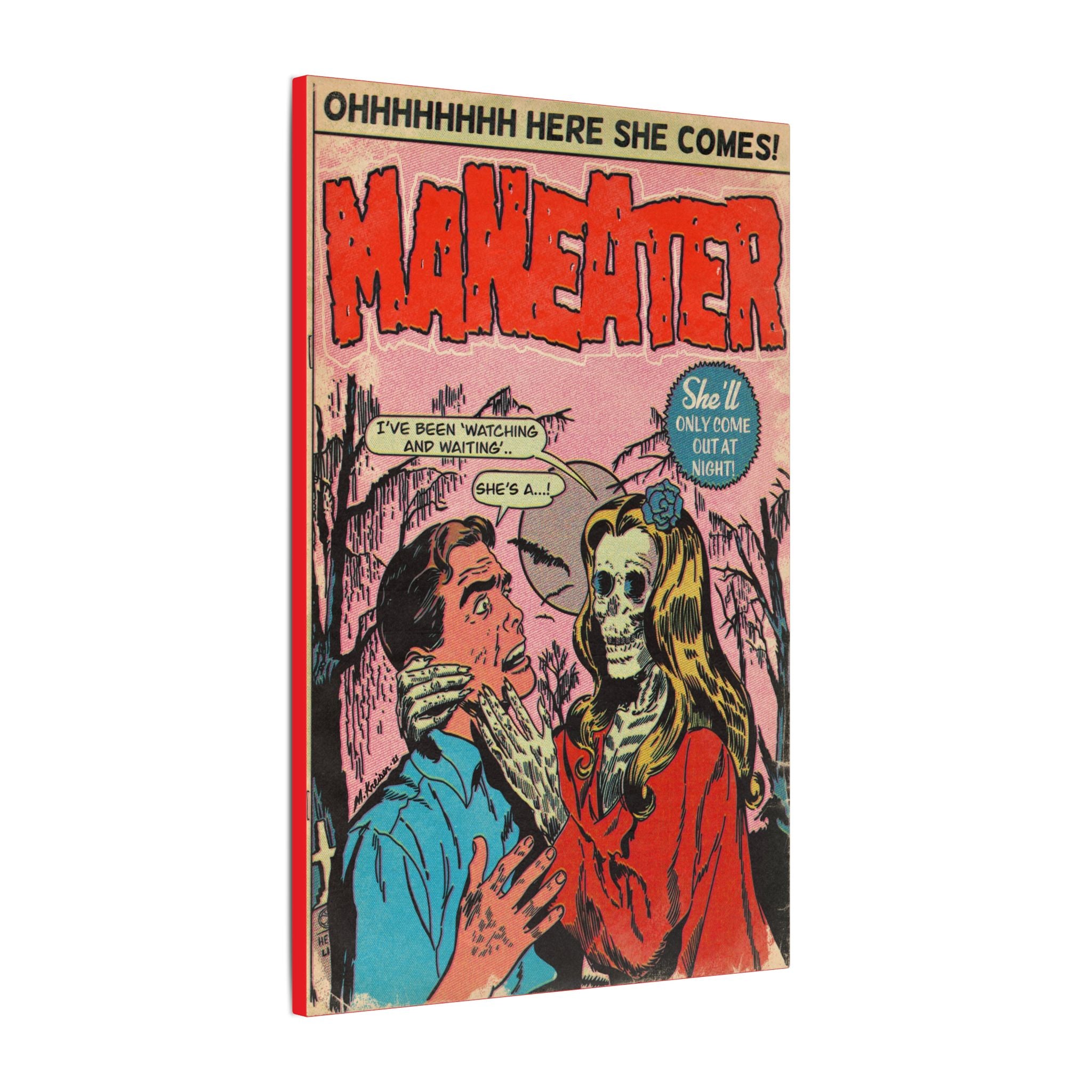 Maneater - Matte Canvas, Stretched, 0.75" (Multi-Size)