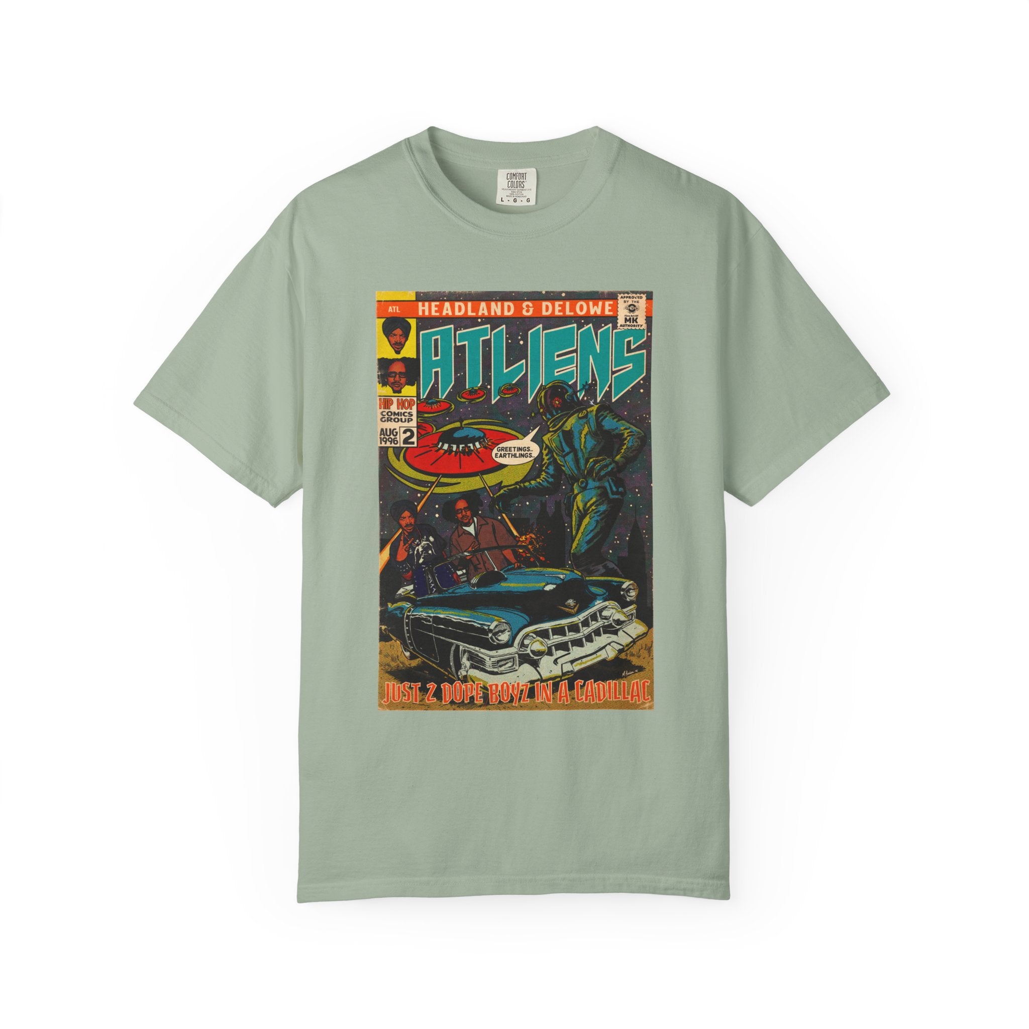 ATLiens - 2 Dope Boyz in a Cadillac - Unisex Comfort Colors T-shirt