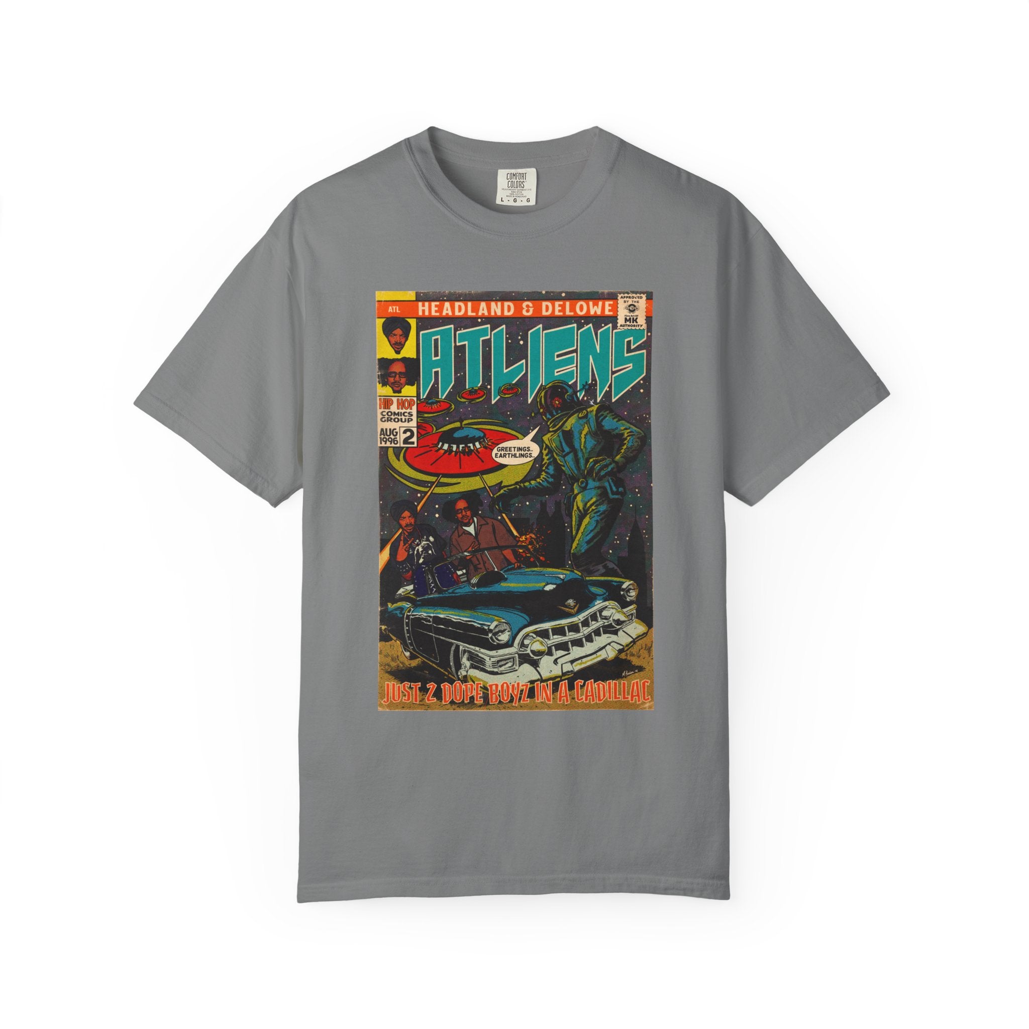 ATLiens - 2 Dope Boyz in a Cadillac - Unisex Comfort Colors T-shirt