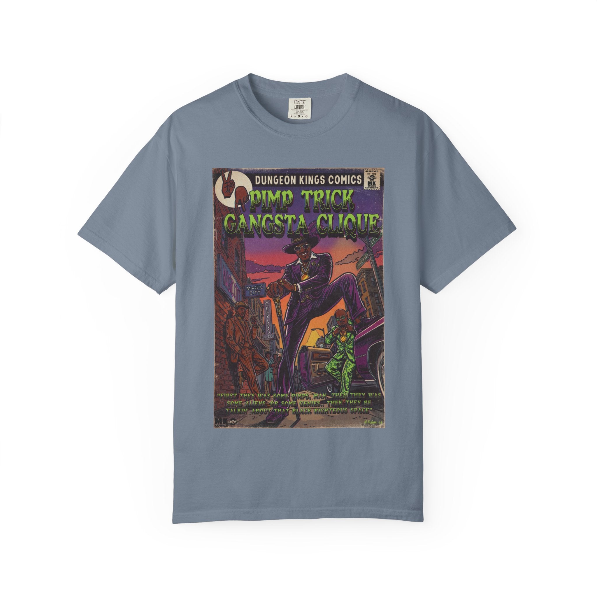 Pimp Trick Gangsta Clique - Unisex Comfort Colors T-shirt