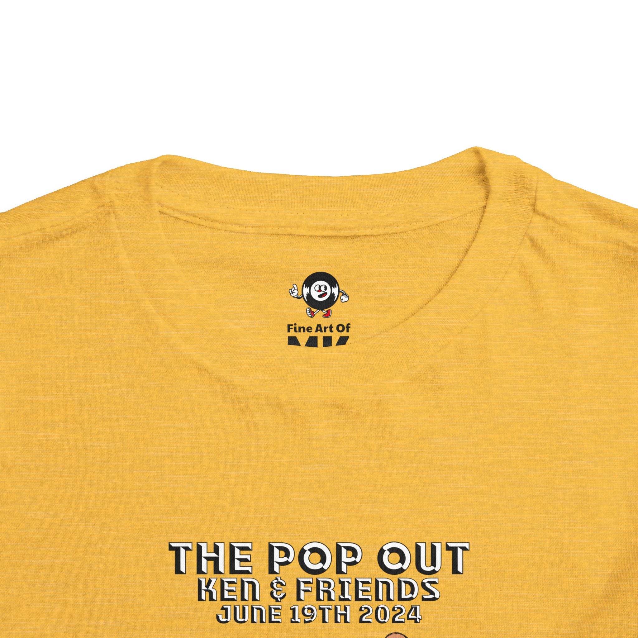 The Pop Out - Toddler Short Sleeve Tee