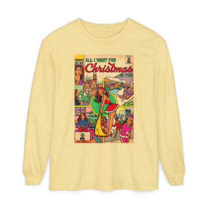 All I Want for Christmas.. - Unisex Comfort Colors Long Sleeve T-Shirt