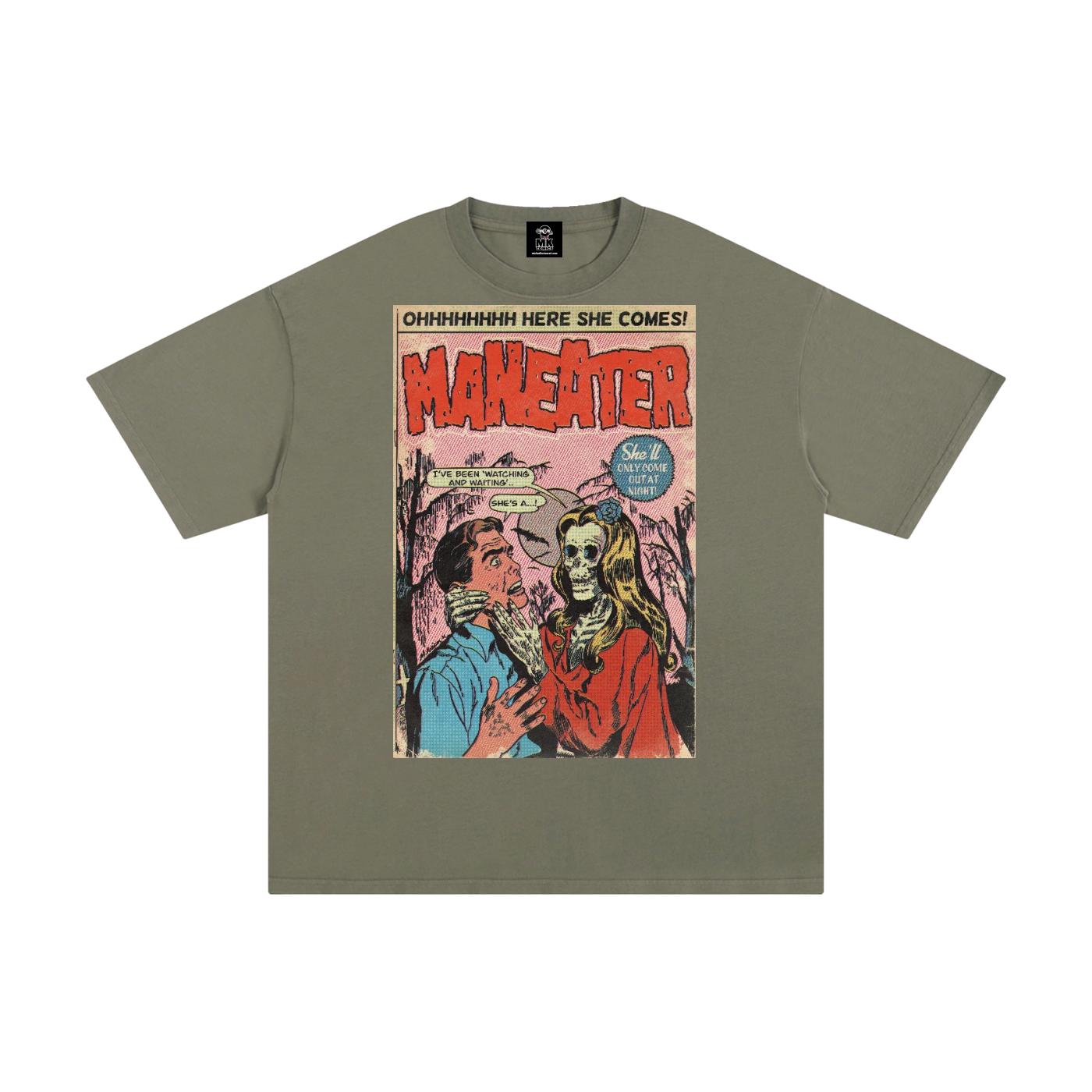 Maneater - MK Classics - Unisex Pure Cotton T-Shirt