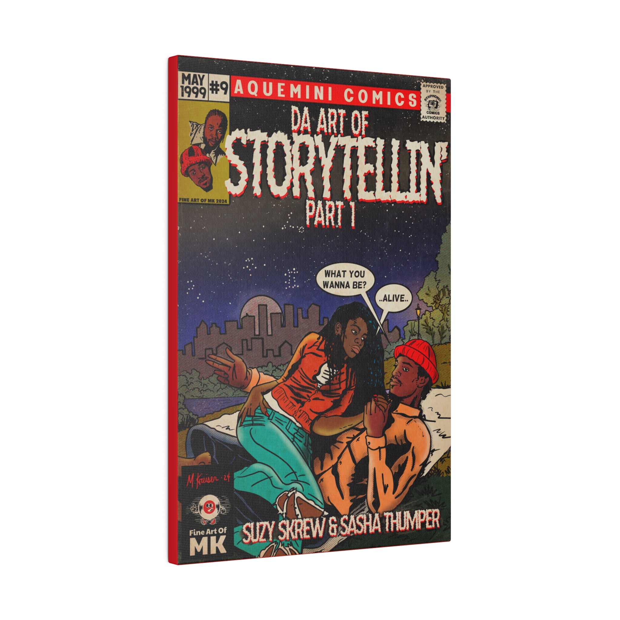 Da Art of Storytellin’ Part 1 - Matte Canvas, Stretched, 0.75"