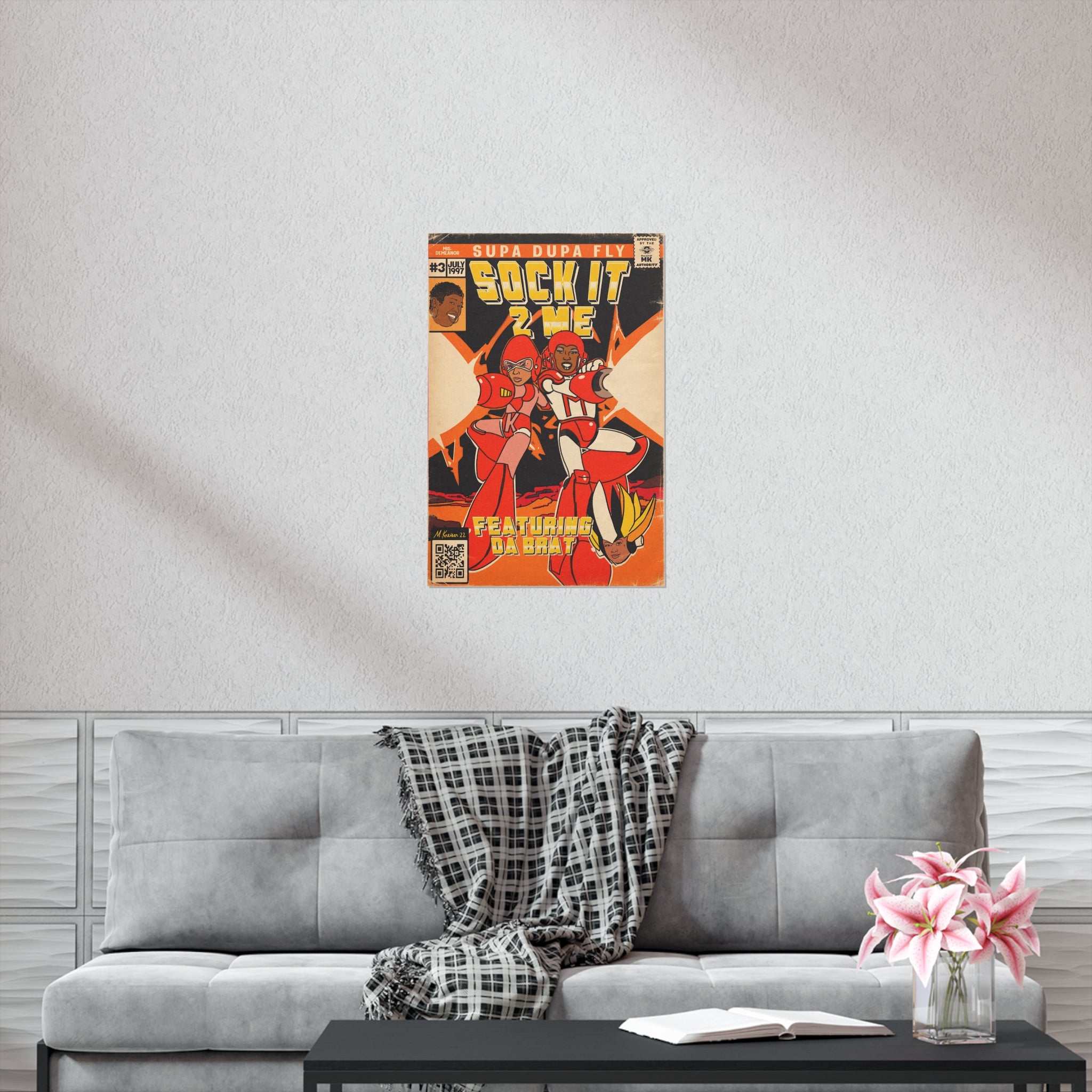 Sock It To Me - Vertical Matte Poster