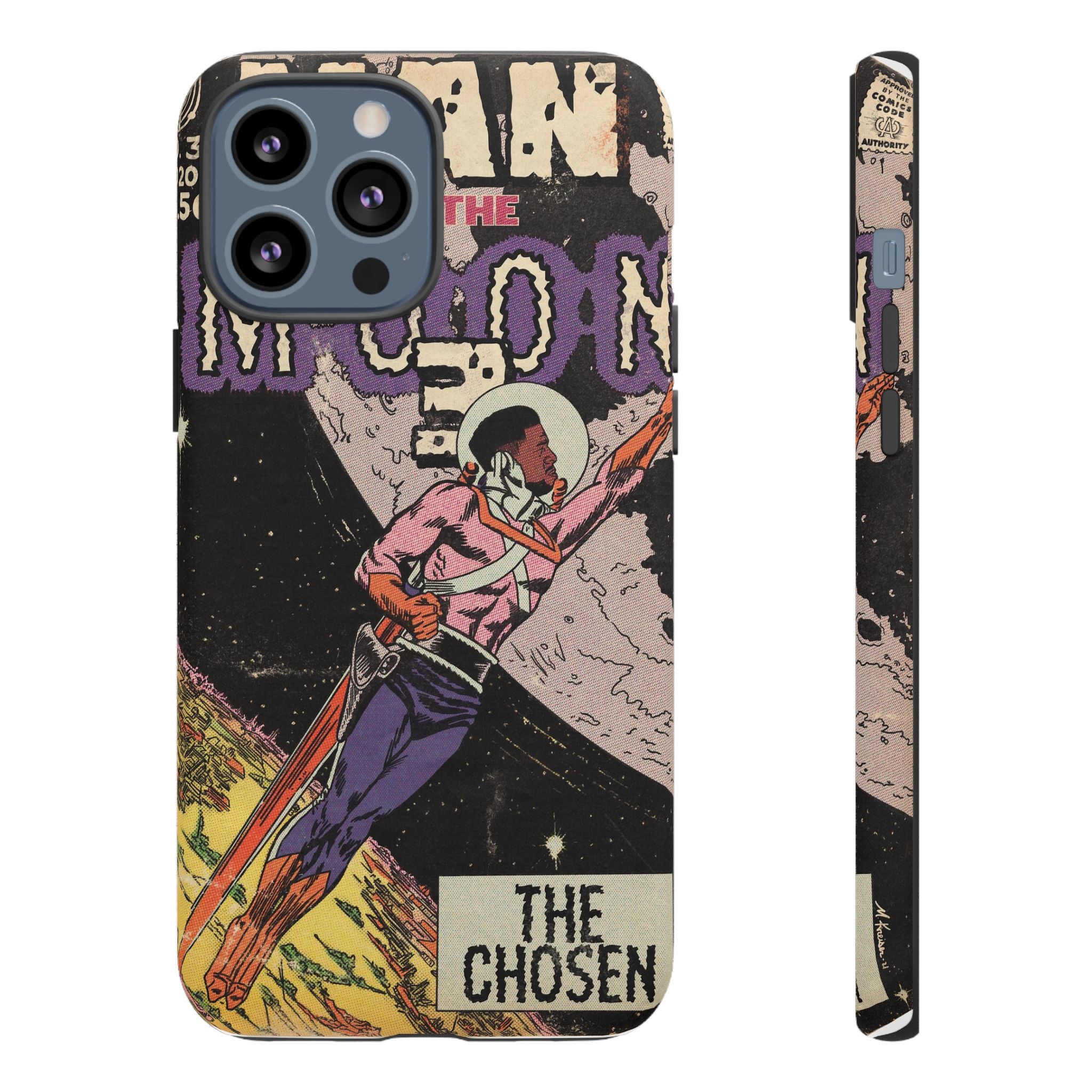 Man on the Moon 3 - Tough Phone Cases