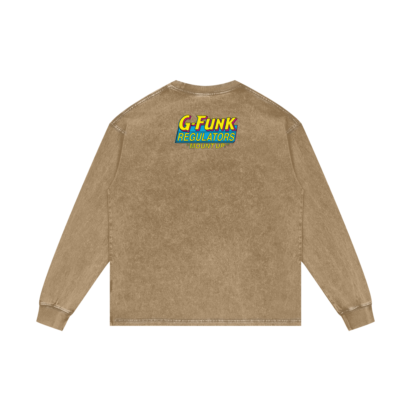Regulate - Acid Wash Oversize Long Sleeve T-Shirt