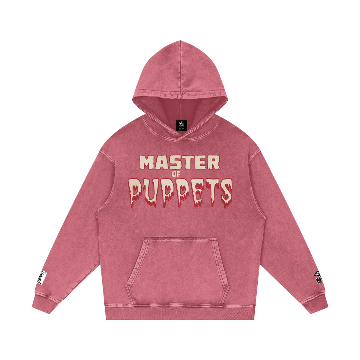 Master of Puppets - Snow Washed Loose Cotton Hoodie