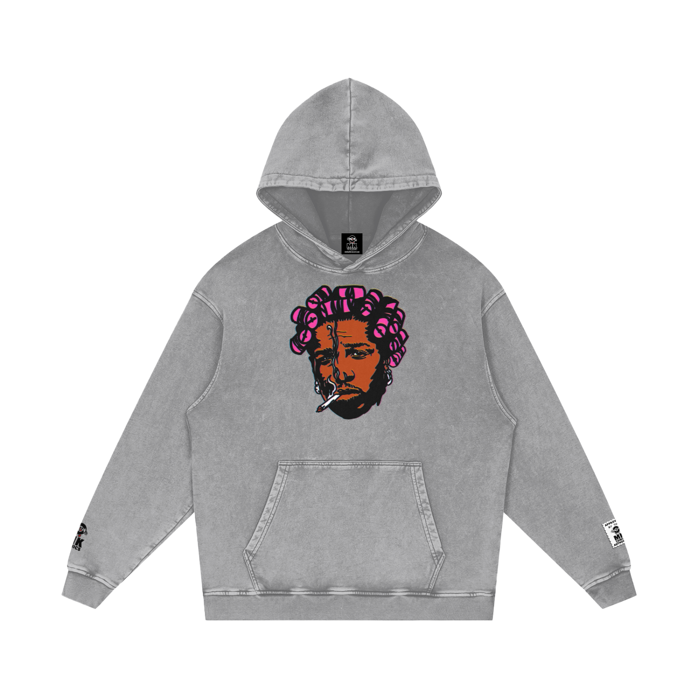 Helicopter - Snow Washed Loose Cotton Hoodie