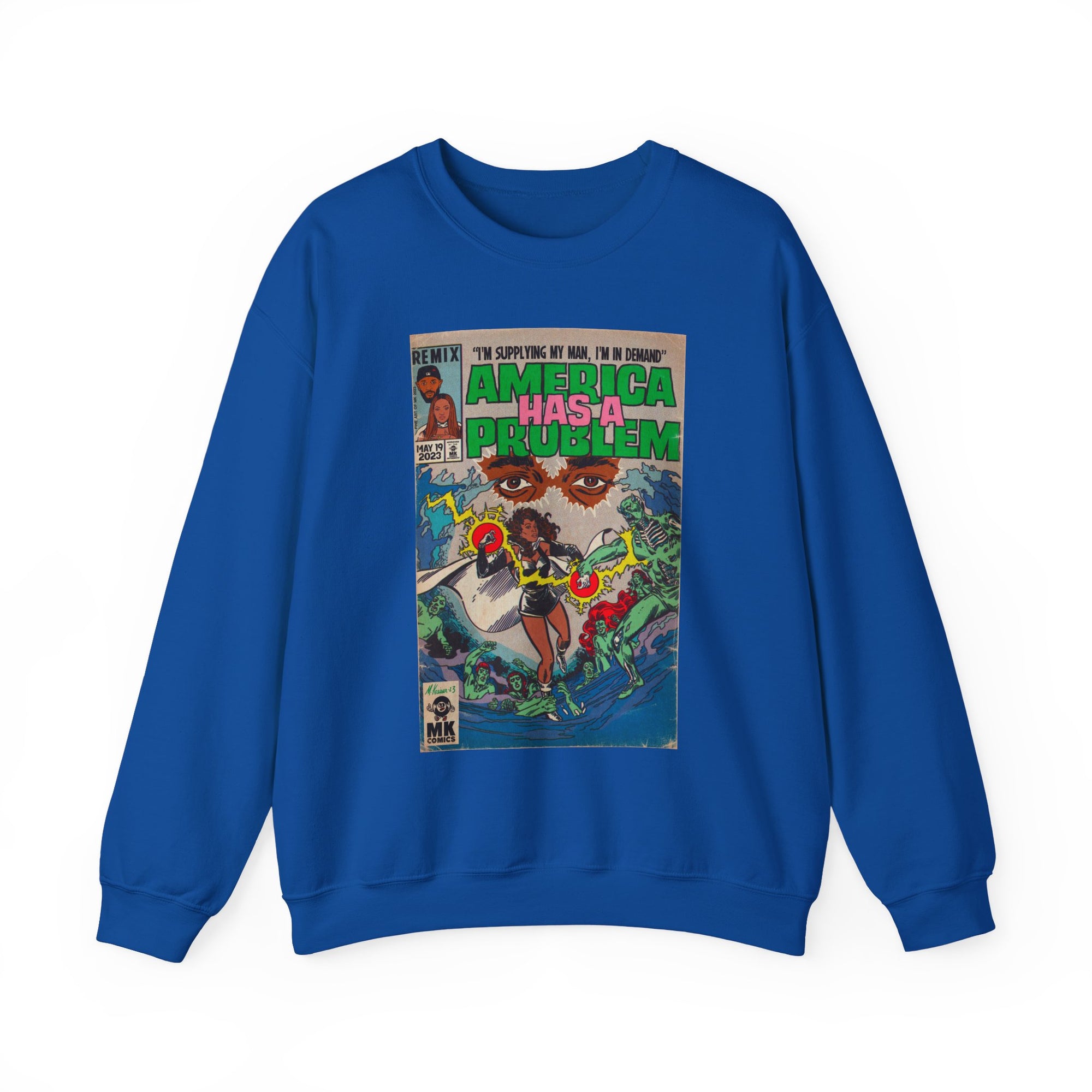 America Has a Problem - Unisex Heavy Blend™ Crewneck Sweatshirt