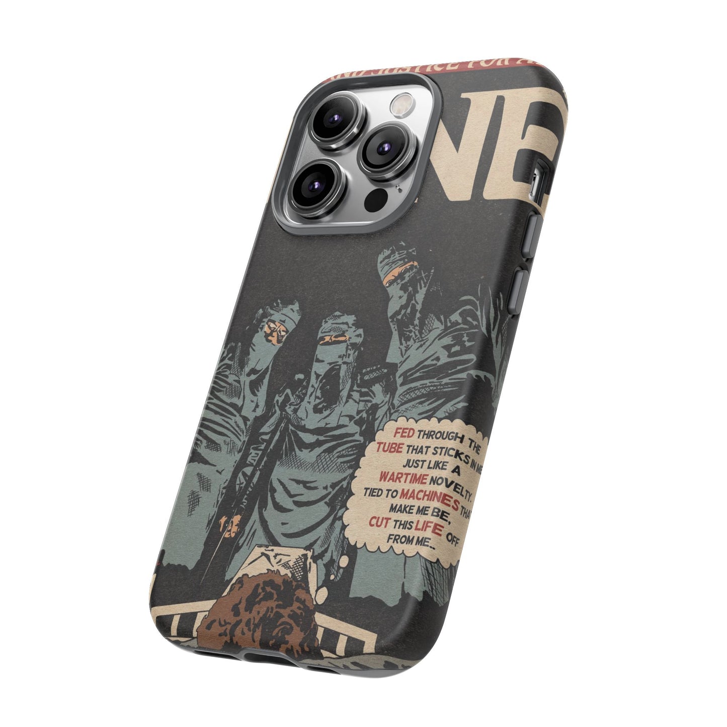 Metallica- One - Johnny Got His Gun Comic Book Art - Tough Phone Cases