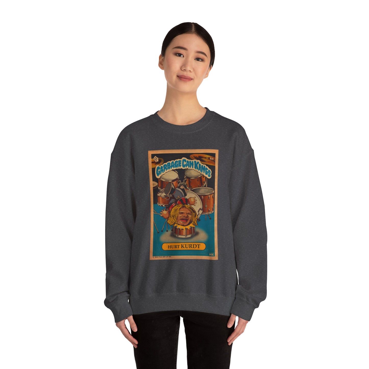 Hurt KURDT - Garbage Can Kings - Nirvana - Unisex Heavy Blend™ Crewneck Sweatshirt