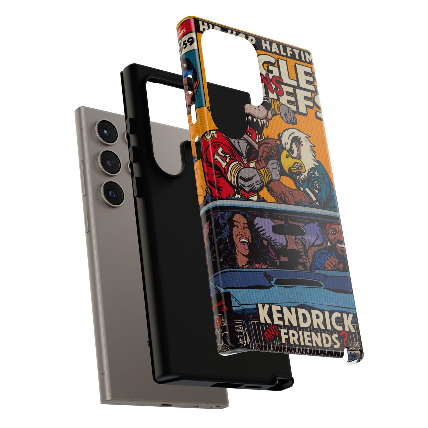 Kendrick & SZA - 2025 Halftime - Eagles vs Chiefs - Tough Phone Cases