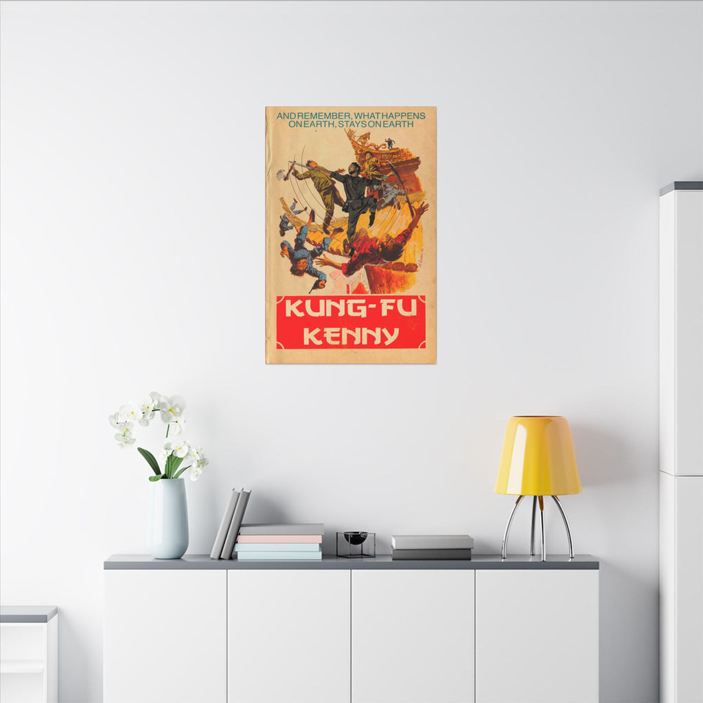 Kung Fu Kenny - Matte Canvas, Stretched