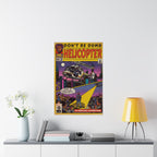 Helicopter - Matte Vertical Posters